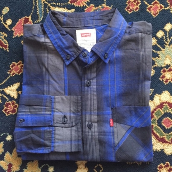 Levi's Other - Levi's Plaid Button Down Men's Western Pocket Snap